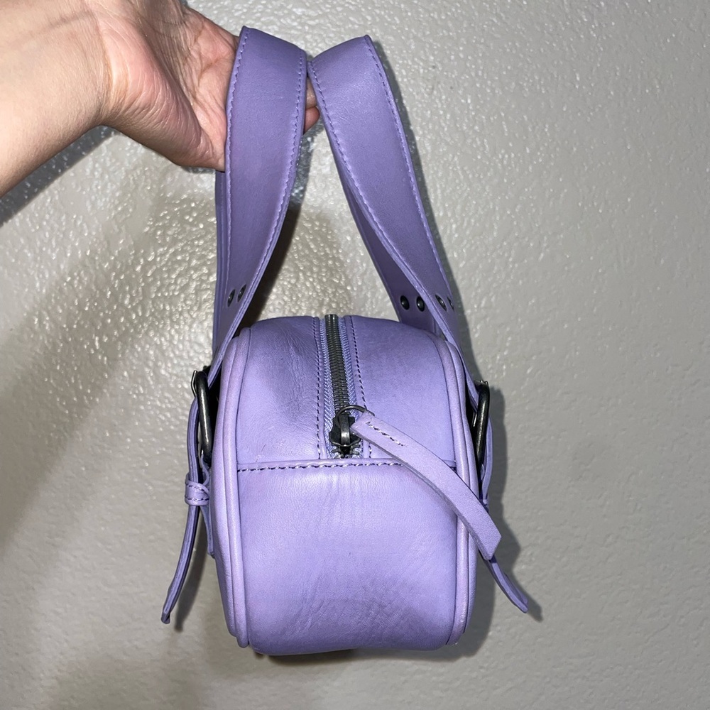 Free People Purple Buckle Strap Bag - Picture 2 of 6